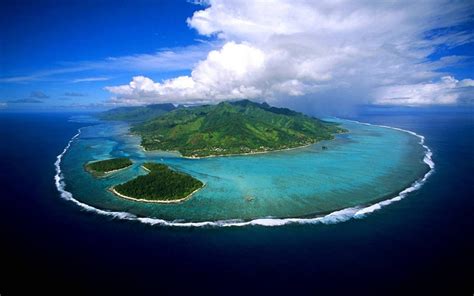 Mo Orea Island Island In The South Pacific Part Of The Archipelago In