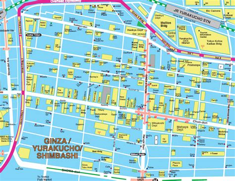 Map of ginza (eastern province / democratic republic of the congo), satellite view: แผนเที่ยวญี่ปุ่น วันที่เจ็ด Tsukiji Odaiba Ginza ...