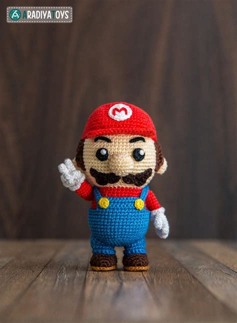 Crochet Pattern Of Mario From Super Mario Bros