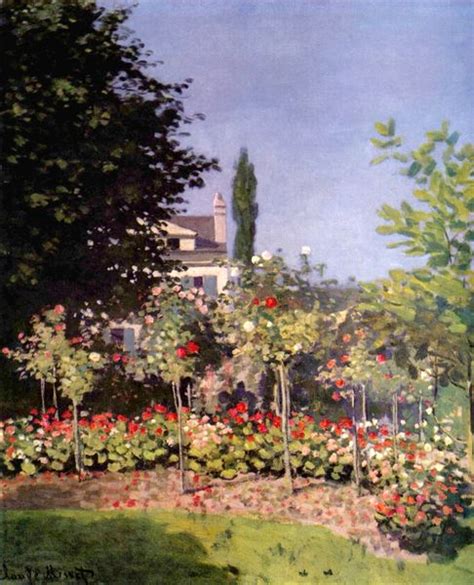 Woman In The Garden By Claude Monet Unique