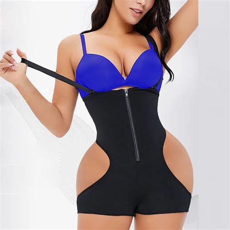 guudia shapewear for women with hook with zipper tummy control fajas colombianas body shaper