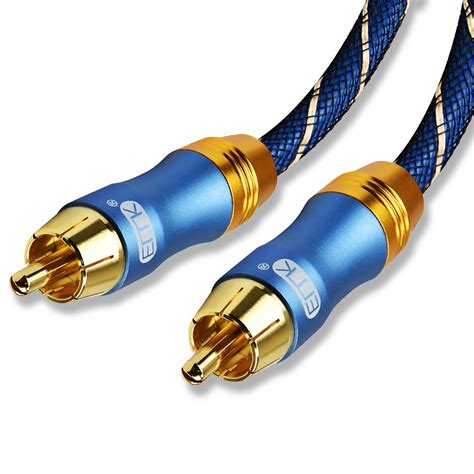 digital audio coaxial cable od6 0 premium stereo audio rca to rca male coaxial cable speaker