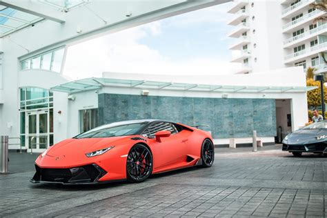 2017 Lamborghini Huracan Vorsteiner Red Mvp Miami Exotic Rentals