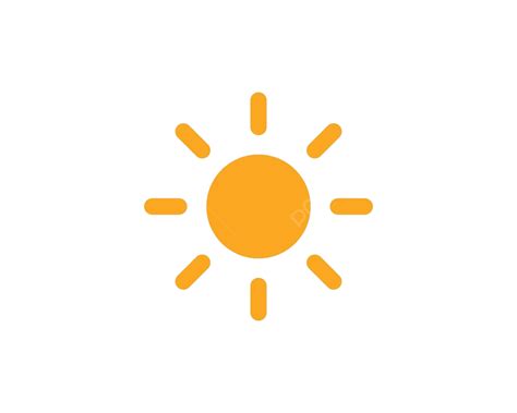 Sun Ilustration Logo Vector Icon Sunbeam Heat Warm Vector Sunbeam