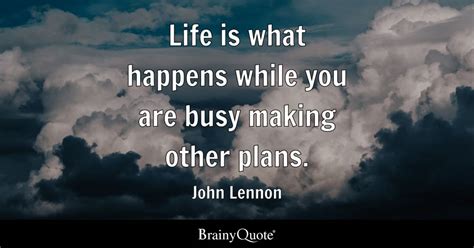 John Lennon Quotes Life Is What Happens