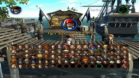 Lego Pirates Of The Caribbean All Characters Unlocked