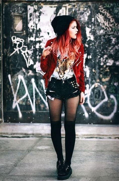 Awesome Rocker Styles For Teenage Girl Ideas Grunge Fashion Hipster Outfits Fashion
