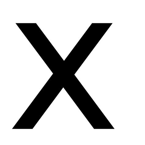 Letter X Png