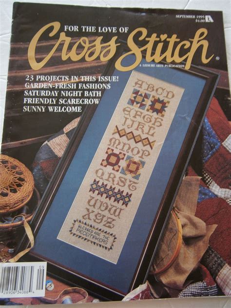For the love of cross stitch magazine. September 1995 For The Love Of Cross Stitch Back Issue ...