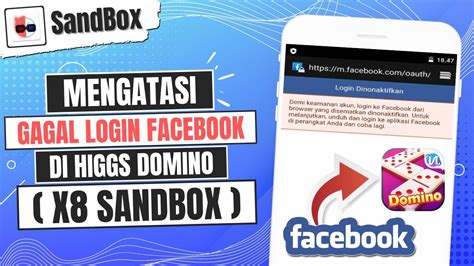 higgs domino gagal login facebook