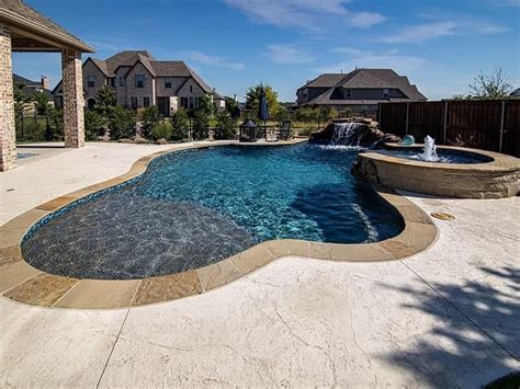 Dallas Freeform Pool Photos Frisco Freeform Pool Builder Freeform