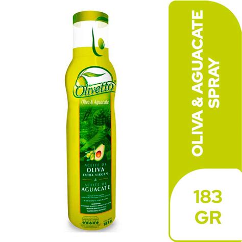 Aceite-de-aguacate-OLIVETTO-spray-frasco-x183-ml - Mercaldas