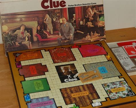 1972 Clue Board Game All Original Cards And Pieces Vintage Etsy