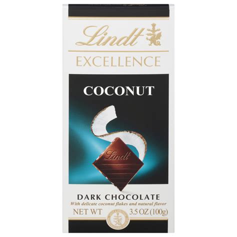 Save On Lindt Excellence Dark Chocolate Bar Coconut Order Online