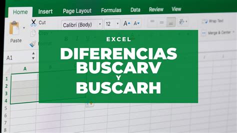 Diferencias Entre Buscarv Y Buscarh Excel Youtube