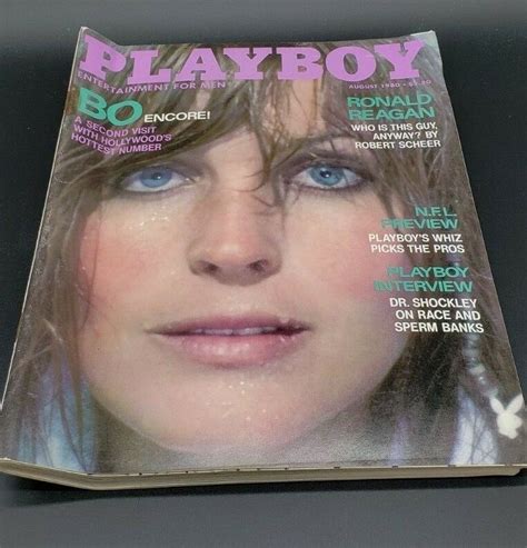 Mavin Playboy Magazine August Bo Derek Encore Ronald Regan