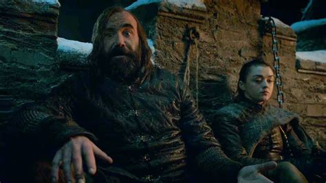 The Hound And Arya Stark Game Of Thrones 8x02 Hd Scene Youtube