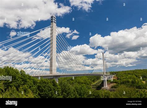 The Cable Stayed Penobscot Narrows Bridge And Observatory Maine Is