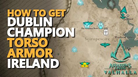 How To Get Dublin Champion Torso Armor Assassin S Creed Valhalla Youtube