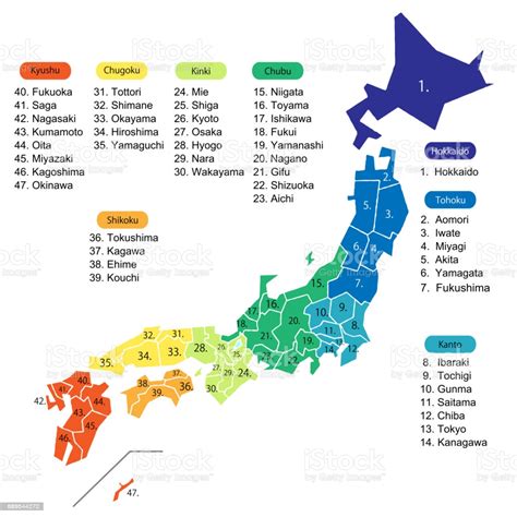 Click on the regions and prefectures of japan to view it full screen. Japan Map Stock Illustration - Download Image Now - iStock