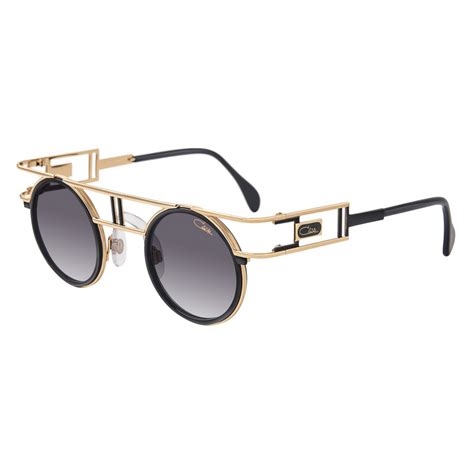 Cazal Vintage 668 Legendary Black Gold Sunglasses Cazal Eyewear Avvenice