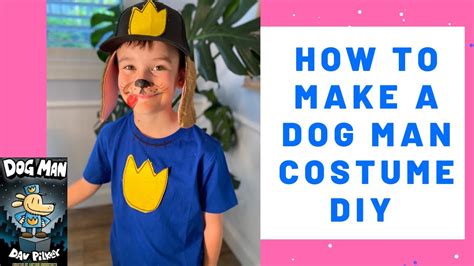 How To Make A Childrens Dog Man Costume Cheap Diy Book Week