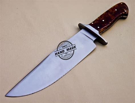Bowie Knife Custom Handmade Stainless Steel Hunting Bowie Knife
