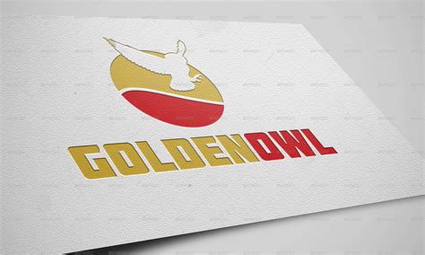 Golden Owl Logo By Owpictures Graphicriver
