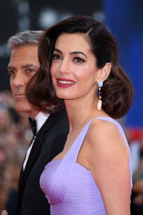 Officials raise the flag just a stone's throw away from couple's. Amal Clooney And George Clooney Return To The Red Carpet Post-Twins In Venice | HuffPost Canada ...