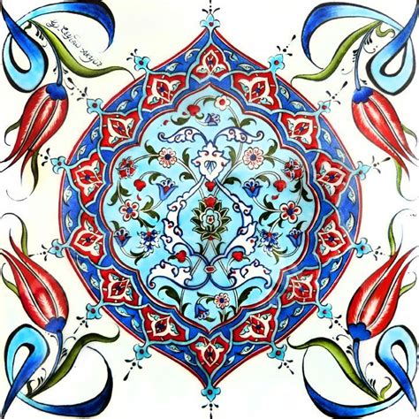 CERAMİC TİLE İslami sanat Tablolar Çini sanatı