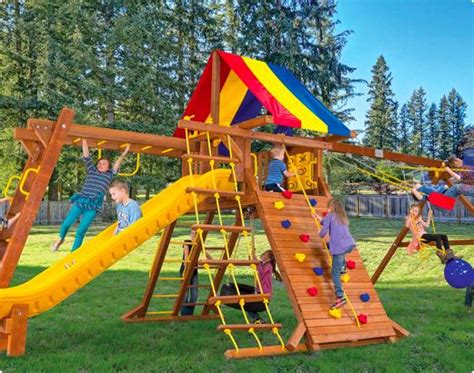 Why Buy Rainbow The Best Swing Sets Rainbow Play Systems
