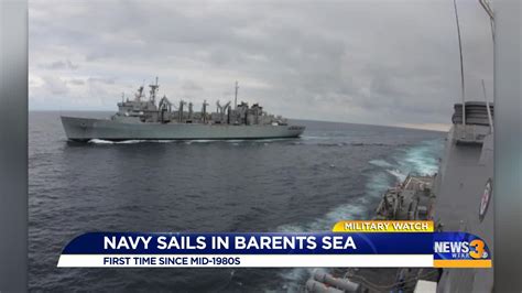 Navy Ships Enter Barents Sea For First Time Since Mid 1980s