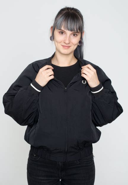 Fred Perry Padded Bomber Black Jacke Impericon De