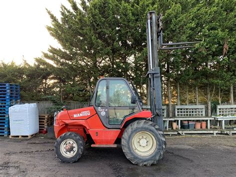 Manitou M26 4 Rough Terrain Forklift Truck Year 1998 New Forks