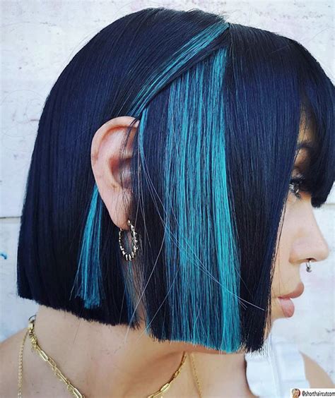 20 Breathtaking Short Haircuts For Blue Hair In 2021 Best Short