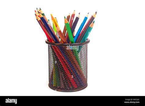 Pencils For Drawing Isolated On White Stock Photo Alamy