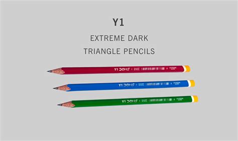 7932 Doms Y1 Extreme Dark Hb Graphite Triangle Pencils Naman Limited