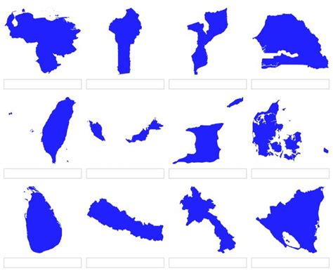 Geograhy Quiz Of World Countries Shapes Of World Countries 4 Jetpunk