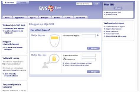 Subordination, nondisturbance, and attornment (lease agreement) sna. Mijn SNS Bank Inloggen - Dutch Retail Internet Banking ...