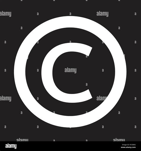 Copyright Symbol Icon Stock Vector Image And Art Alamy