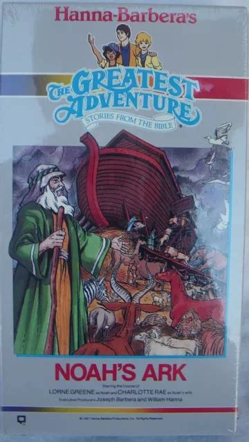 Hanna Barberas The Great Adventure Noahs Ark Vhs Bible Stories £1159