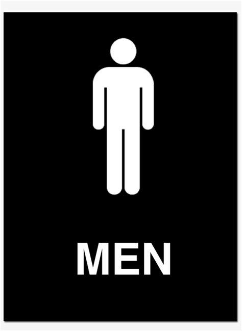Bathroom Sign Images Clipart Best Mens Restroom Sign 960x1200 Png