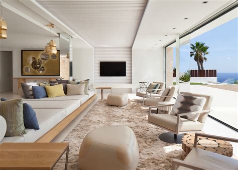 Modern Mediterranean Villa In Ibiza With Panoramic Ocean Views