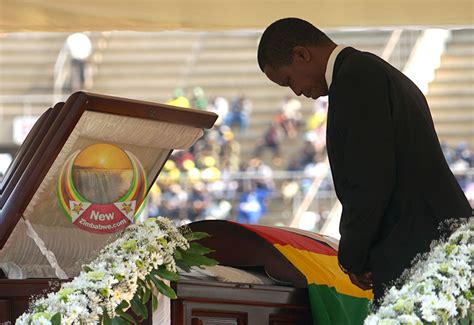 Funeral service will be held in private on friday, 3rd july 2020 at glen nevis cemetery. Images captured during ex-President Mugabe's funeral ...