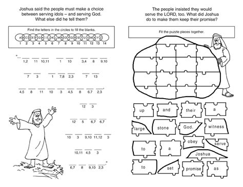 Engaging Bible Worksheets For Kids Fun And Educational Scripture Activities