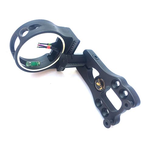 New Basic Hunter Compound Bow Sight 3 Pin Fiber Optics 0029 Fiber For
