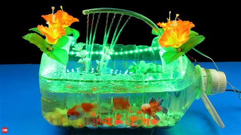 Diy Aquarium Fish Tower Of Plastic Bottle Art Aquascape Model 2