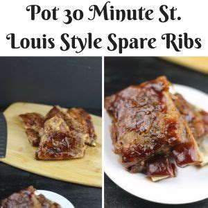 Instant Pot St Louis Ribs Beer Braised Instant Pot Dinner Recipes