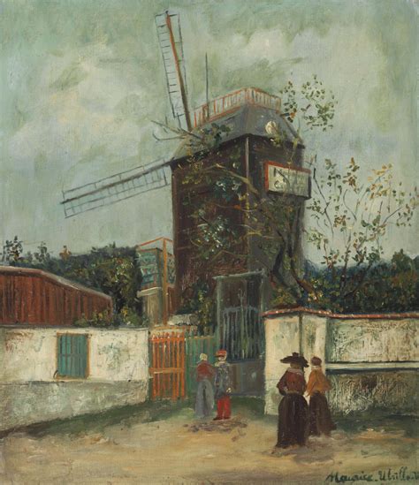 Maurice Utrillo 1883 1955 Le Moulin De La Galette Christies