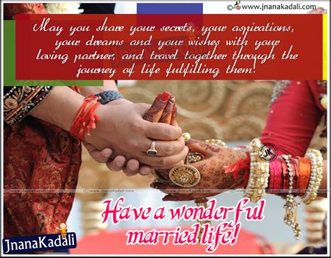 There is nothing in the world like the devotion of a married woman. Best Marriage wishes and Quotes Images | JNANA KADALI.COM ...